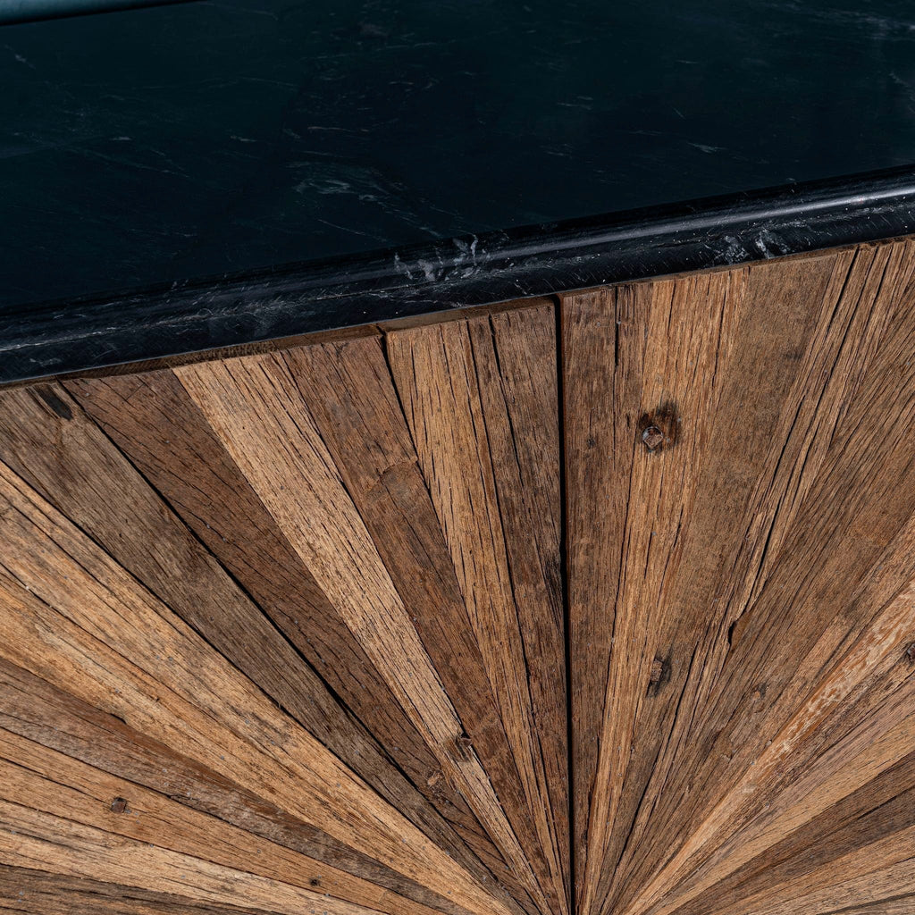 Kalakand Sunburst Driftwood Storage Cabinet - DOBRI ARTS AU