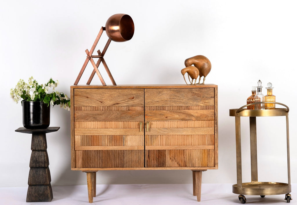 Kaveesha Minimalist Solid Wood Storage Cabinet - DOBRI ARTS AU