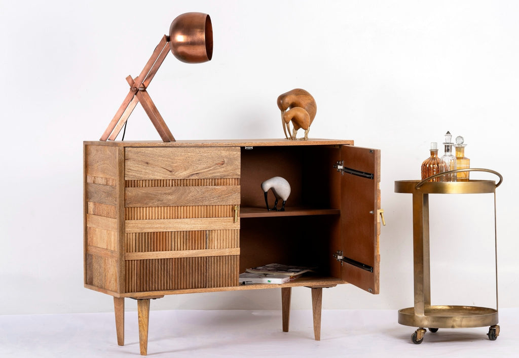 Kaveesha Minimalist Solid Wood Storage Cabinet - DOBRI ARTS AU
