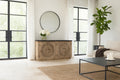 Kavira Carved Marble-Top Sideboard - DOBRI ARTS AU