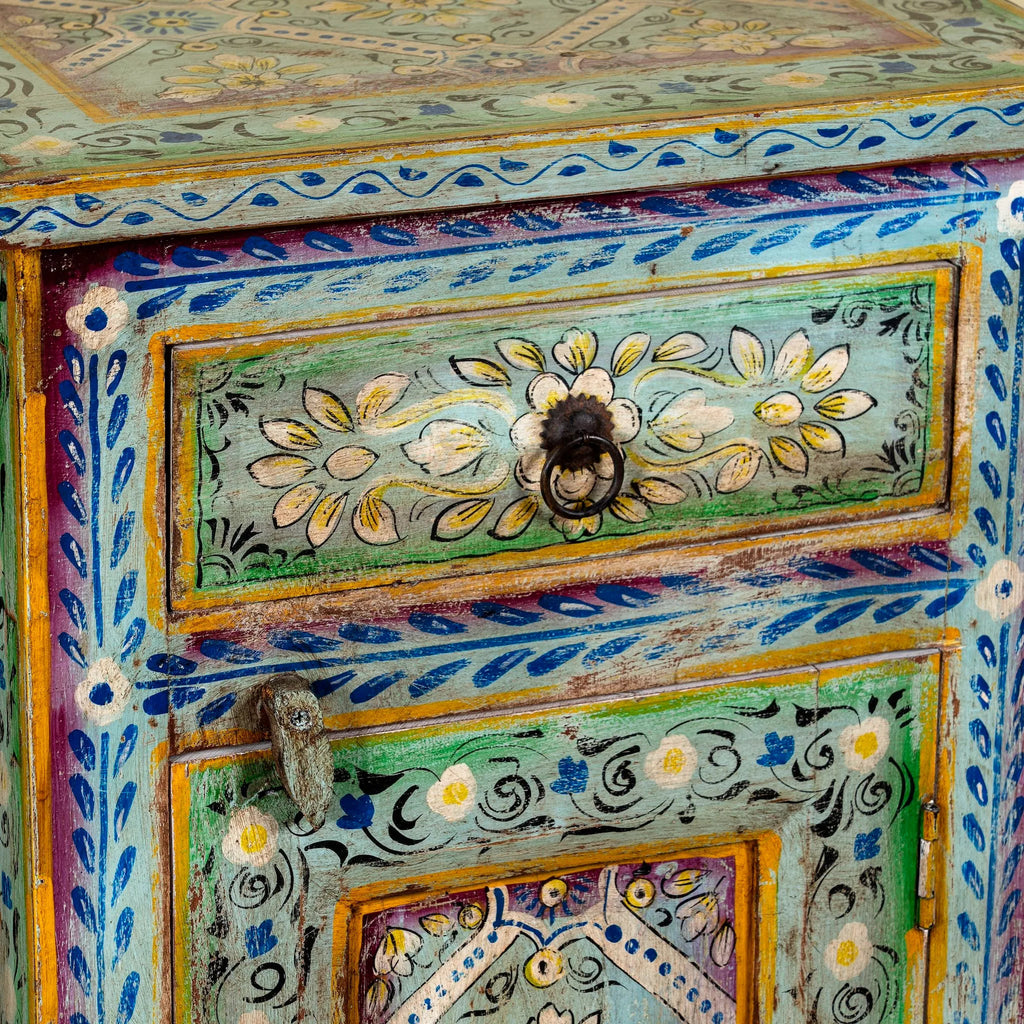 Neelaya Handpainted Bedside Cabinet Set - DOBRI ARTS AU