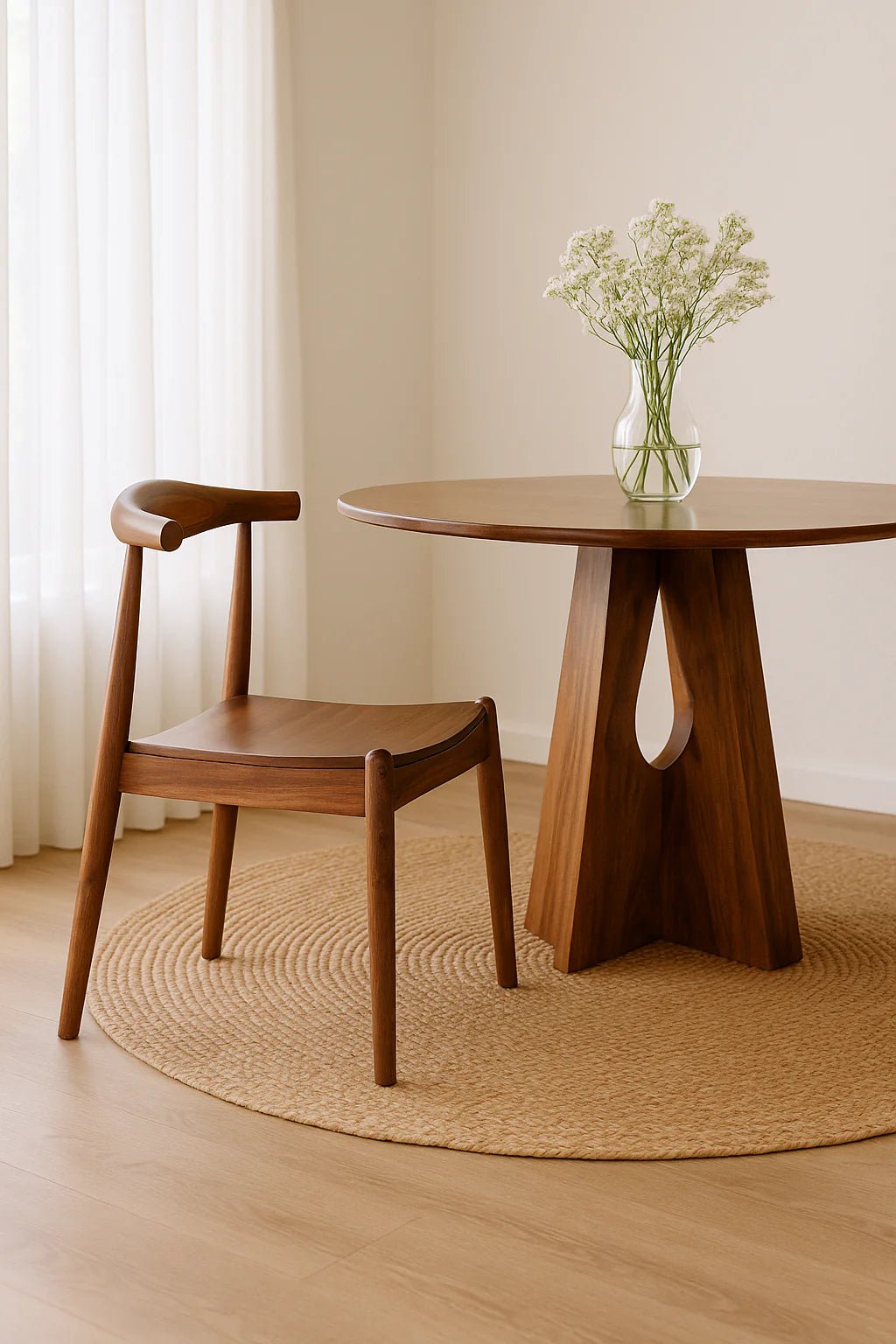 Nero Sculpted Dining Chair - DOBRI ARTS AU