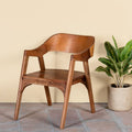 Orin Sculpted Timber Armchair - DOBRI ARTS AU