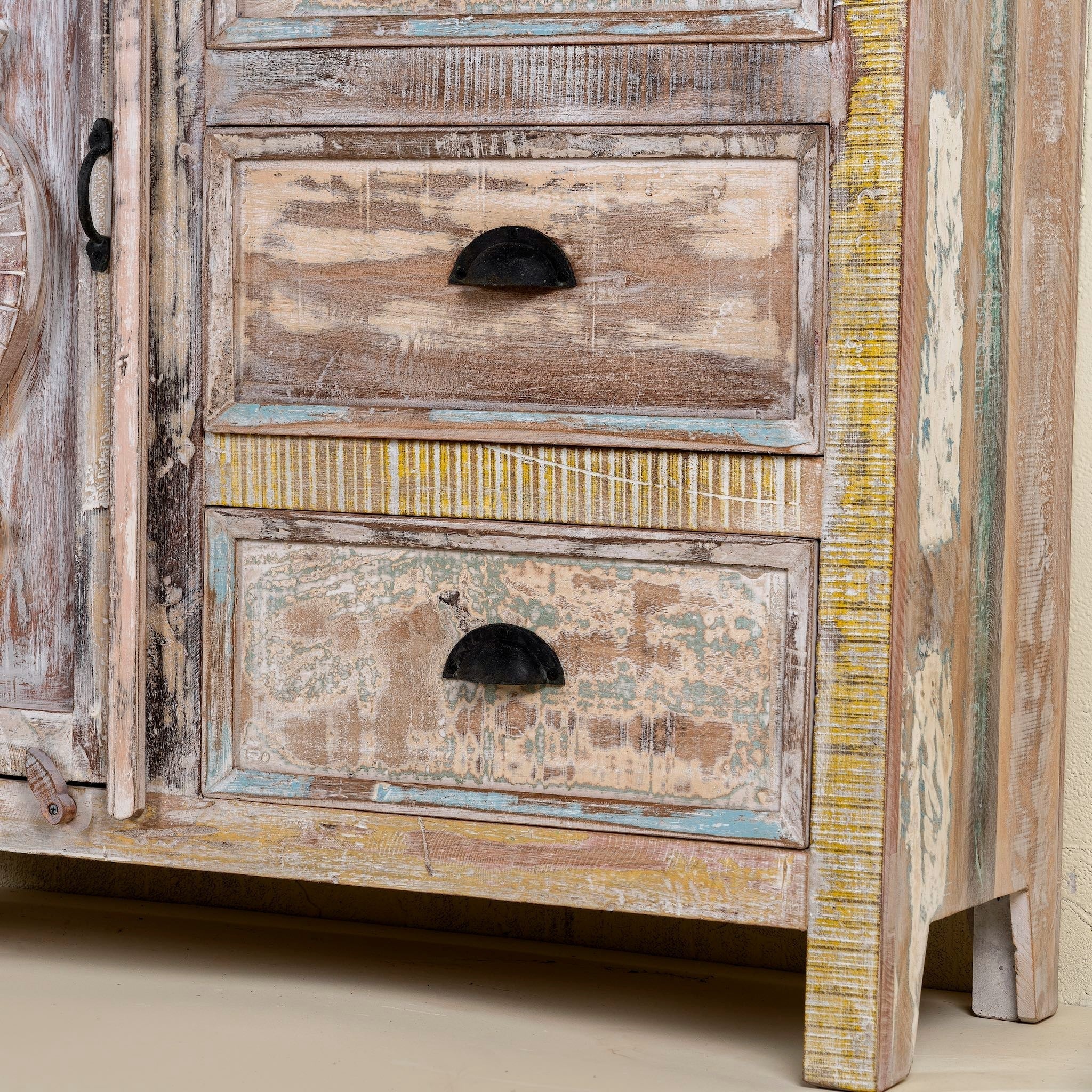 Porbandar Vintage Storage Cabinet - DOBRI ARTS AU