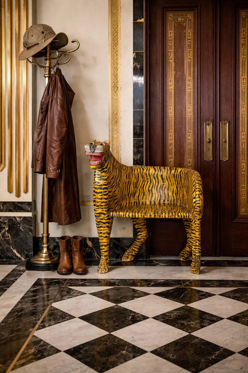 Raja Tiger Statement Chair - DOBRI ARTS AU