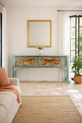Rajhans Hand-Painted Tiger Console Table - DOBRI ARTS AU