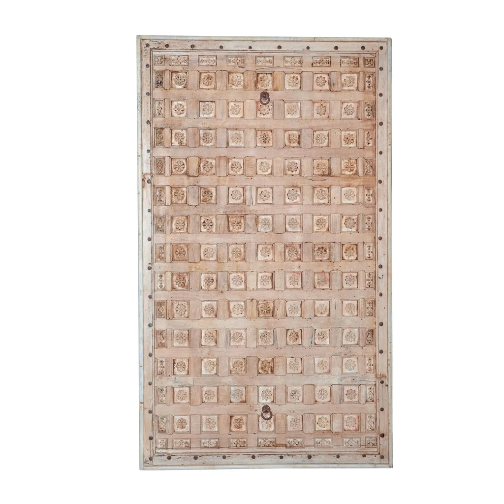 Rajmahal Grand Carved Teak Door Panel - DOBRI ARTS AU