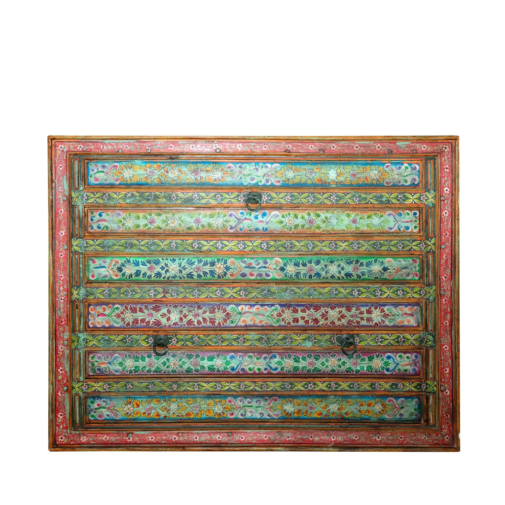 Rangoli Heritage Floral Door Panel Headboard - DOBRI ARTS AU