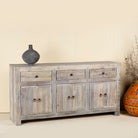 Reclaimed Wood Sideboard – Rustic Style - DOBRI ARTS AU