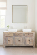 Reclaimed Wood Sideboard – Rustic Style - DOBRI ARTS AU