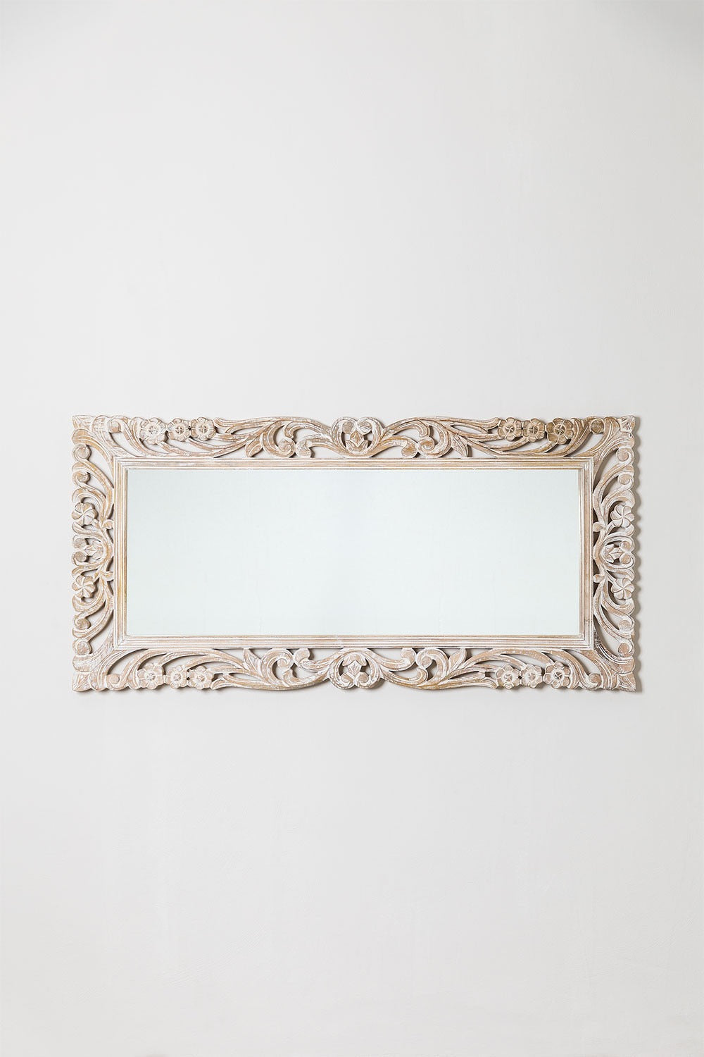 Handcrafted Jharokha mirror frame with gold accents, inspired by traditional Indian artistry, ideal for Victorian-style mirror arrangements or antique wall art