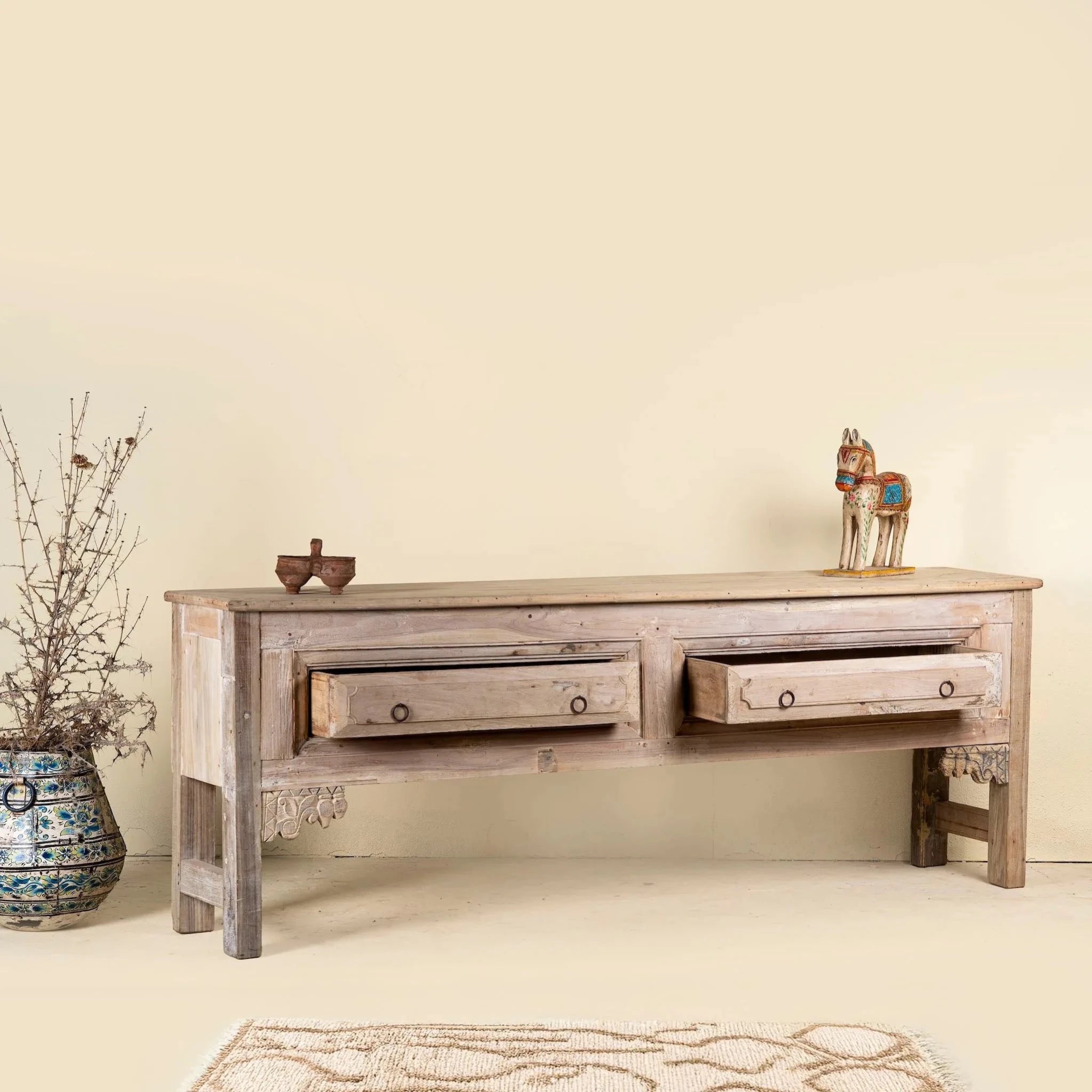 Ruchika Vintage Panel Console Table - DOBRI ARTS AU