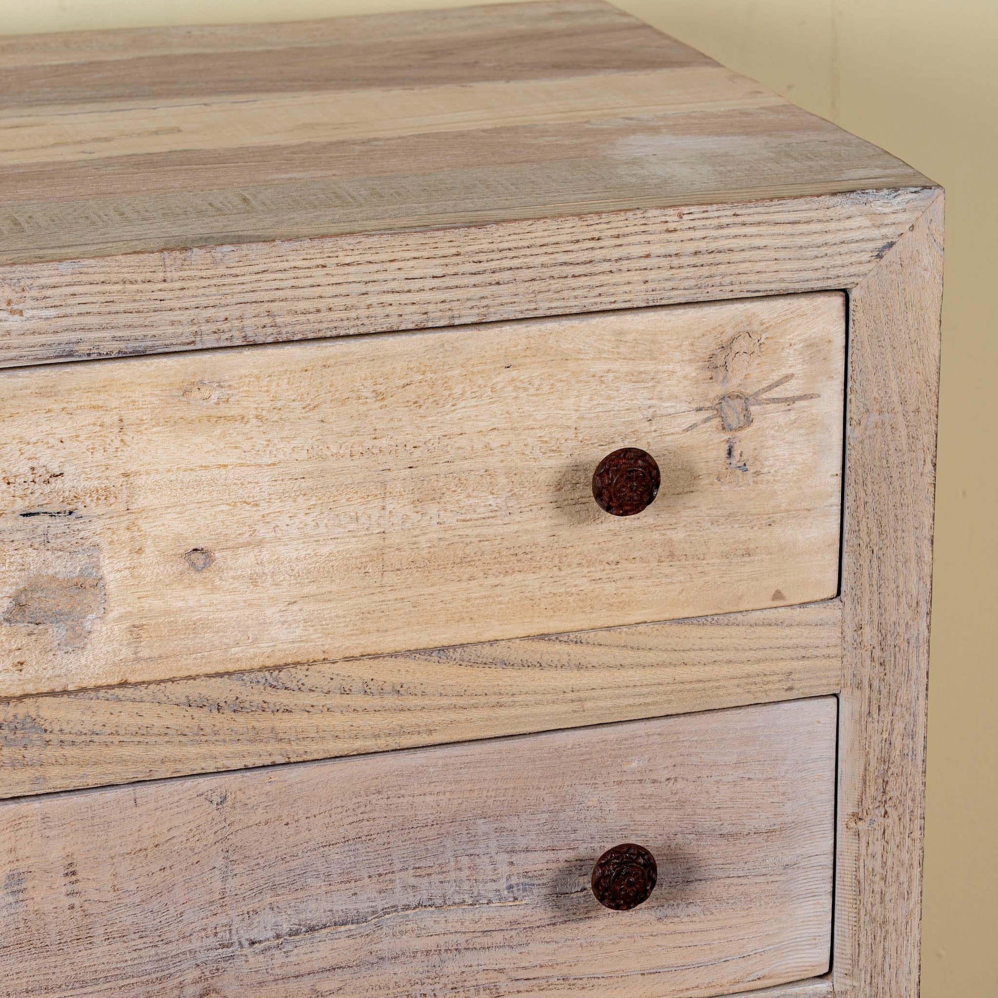 Rudra Natural Wood Drawer Vanity - DOBRI ARTS AU
