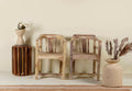 Saanvi Rustic Timber Armchair - DOBRI ARTS AU