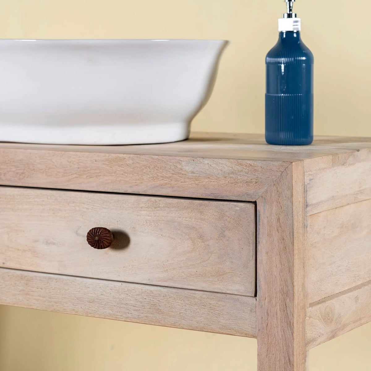 Sahira Compact Rustic Vanity Console - DOBRI ARTS AU