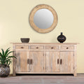 Shanti Handcrafted Sandblasted Mango Wood Sideboard - DOBRI ARTS AU