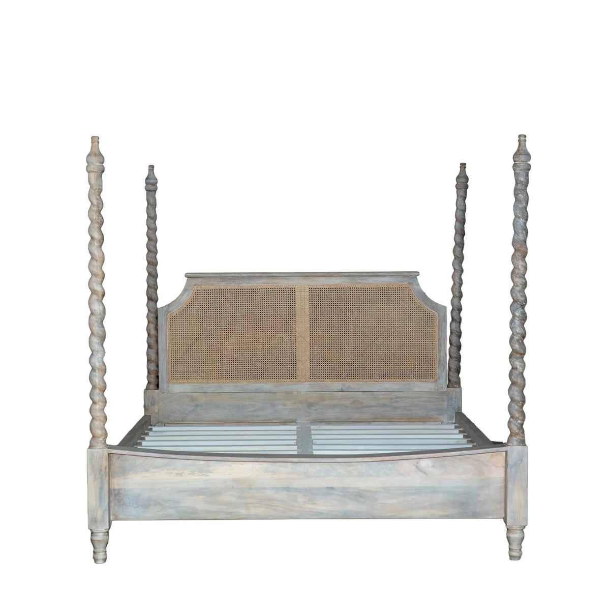 Sienna Cane Canopy Bed (King Size) - DOBRI ARTS AU