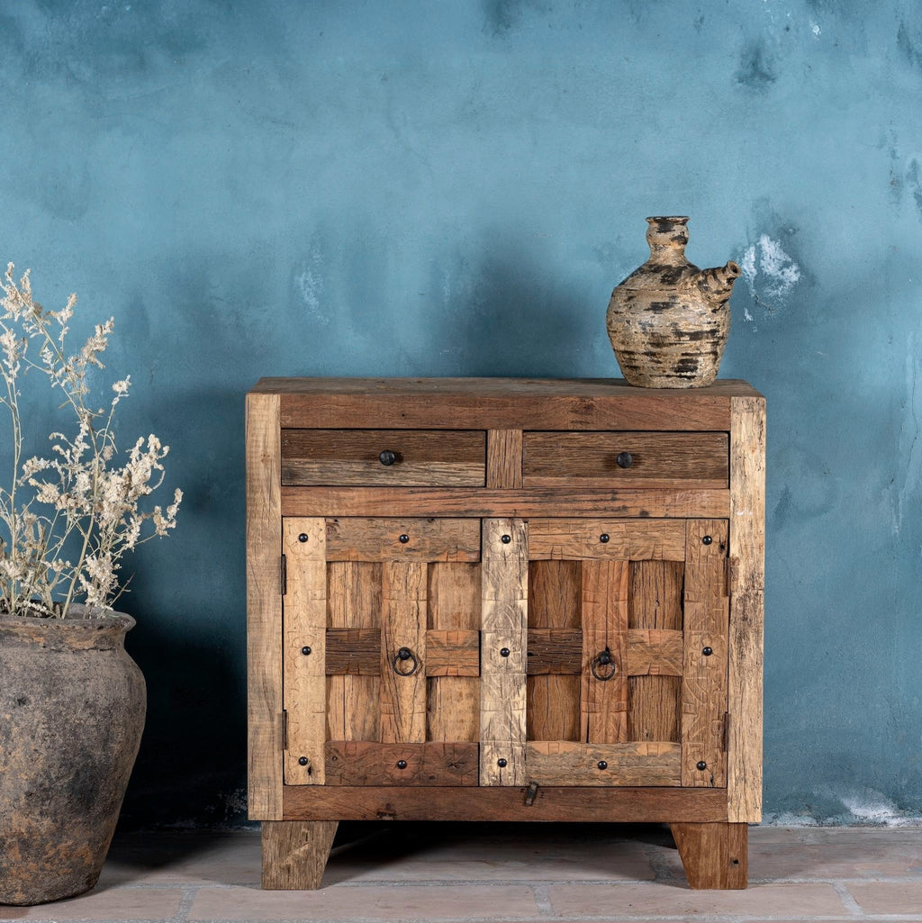 Sindhu Reclaimed Wood Storage Cabinet - DOBRI ARTS AU