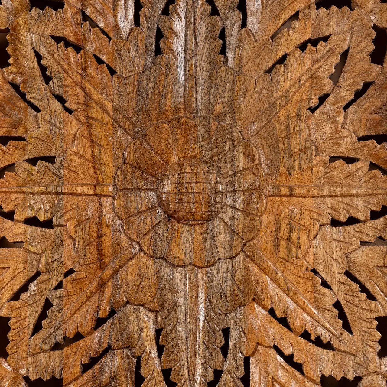 Vasundhara Grand Floral Carved Wall Panel - DOBRI ARTS AU