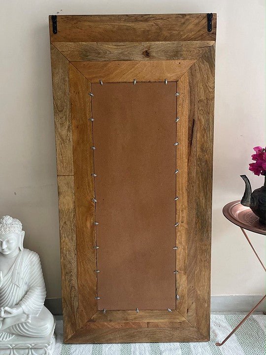 Vintage Wood Mirror: A Distinctive Accent for Your Wall DecorHand-Carved Distressed White Arch Wooden Floor Mirror with Heritage Motifs - DOBRI ARTS AU