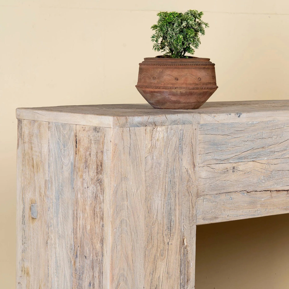Zayra Reclaimed Wood Grand Console - DOBRI ARTS AU