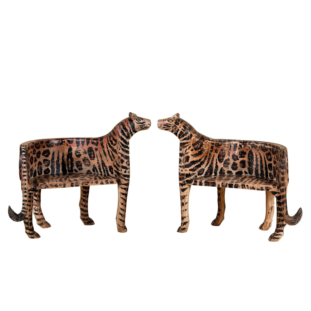 Zuri Leopard Kids Bench - DOBRI ARTS AU